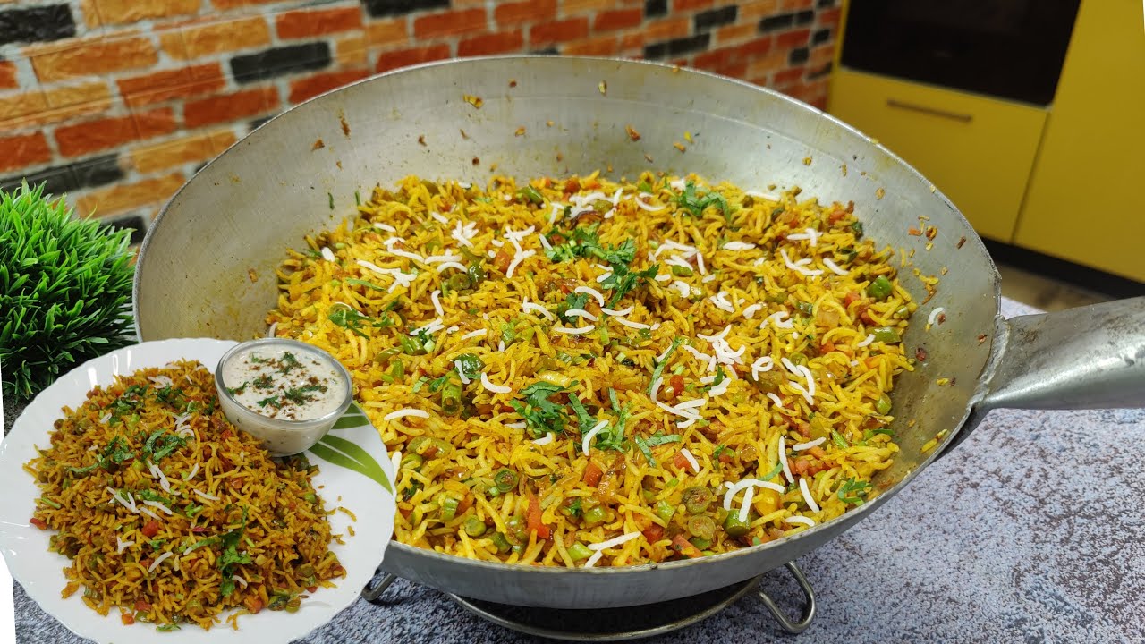 रेस्टोरेंट स्टाइल Fried Rice  मसालेदार पुलाव बनाने सही तरीका | Restaurant Fried Rice Masaledar Pulao
