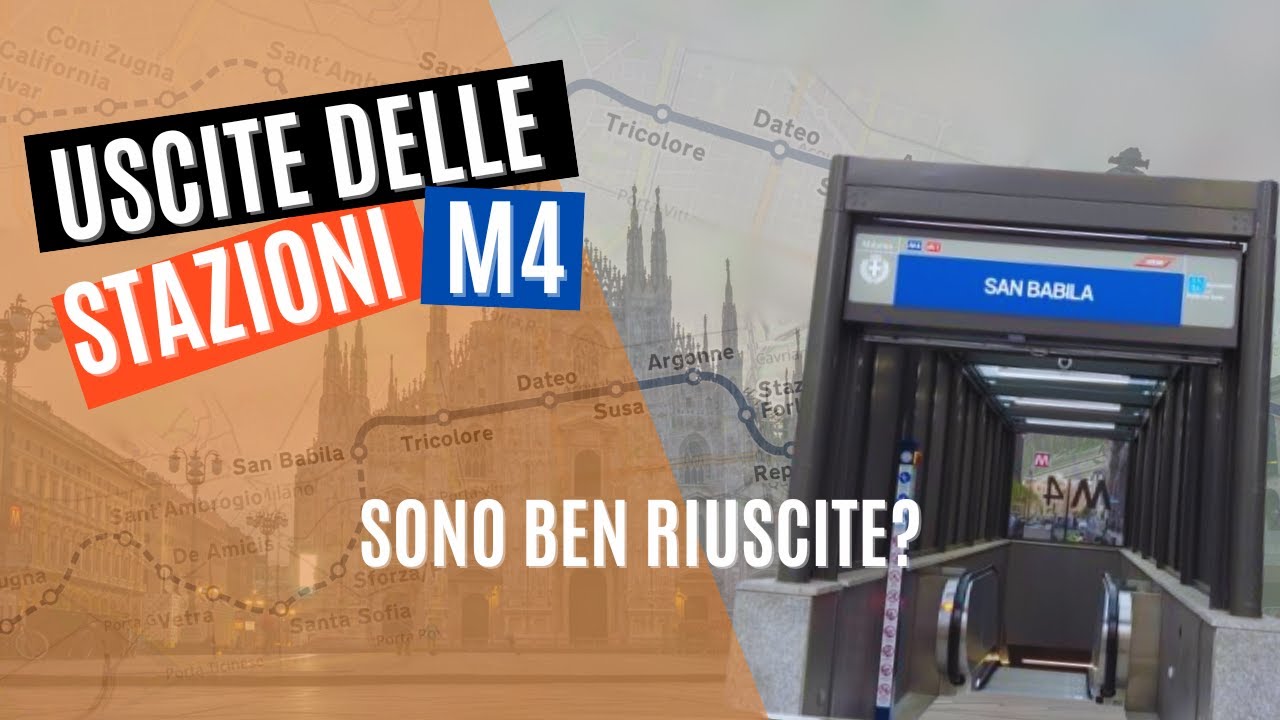 Le uscite delle stazioni della M4 sono degne della capitale del design?