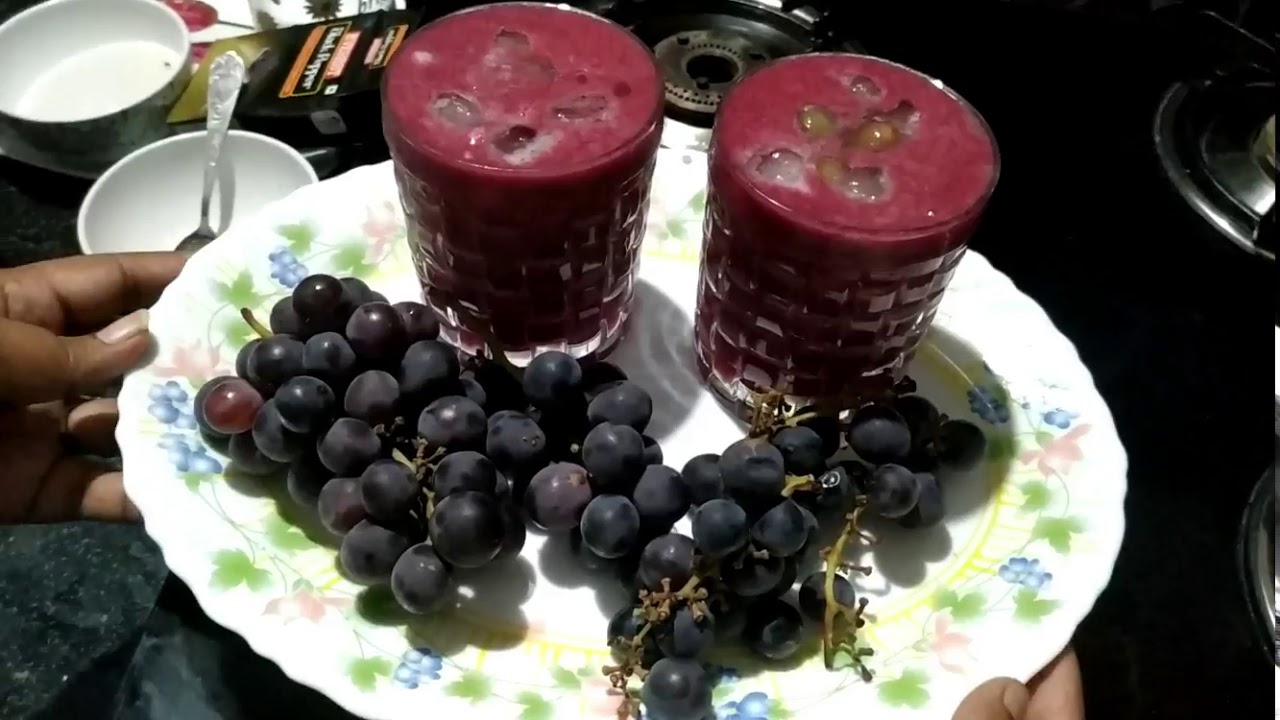 GRAPE JUICE | MOHIN I'S KITCHEN IN TELUGU