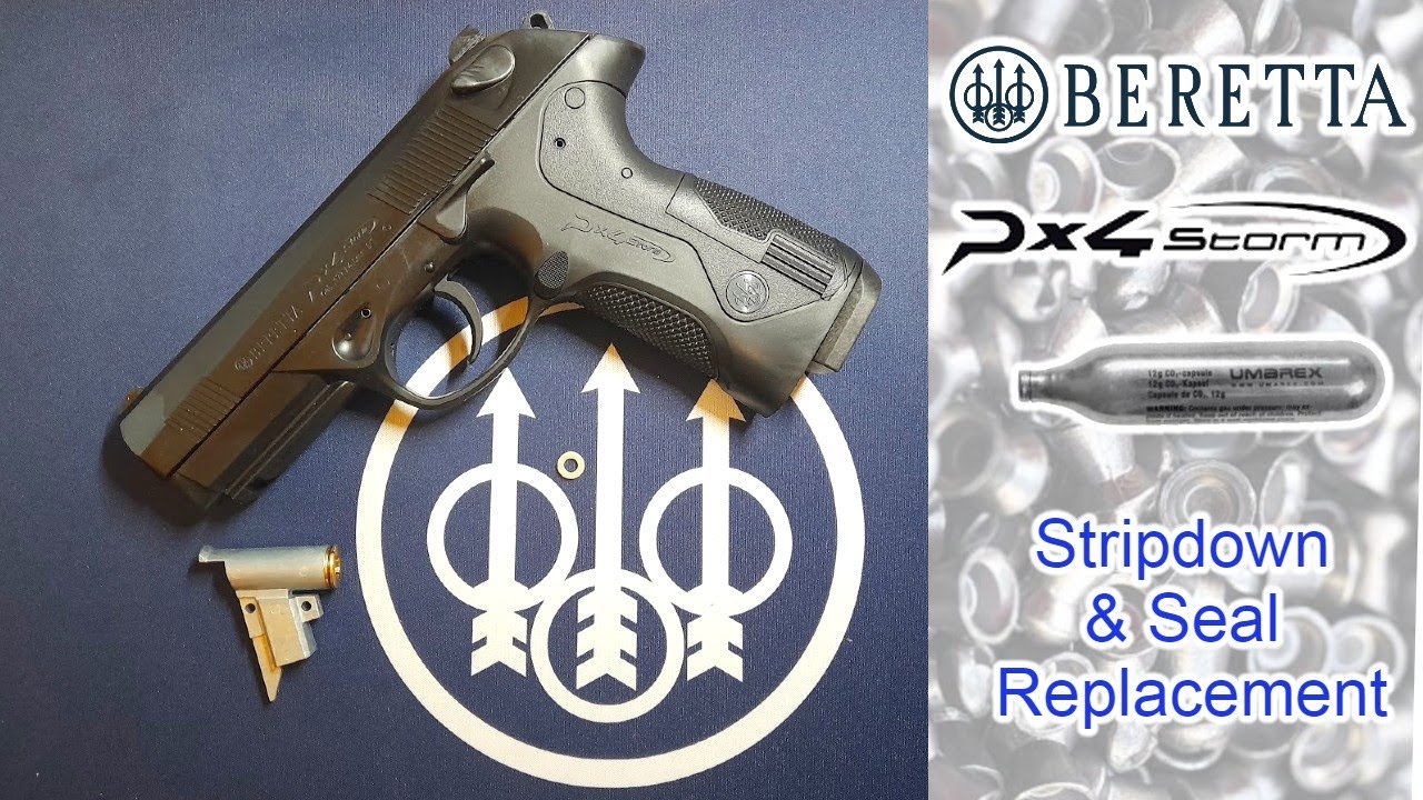 Главный клапан Umarex Beretta PX4 Storm и сменная полоска для CO2-уплотнителя