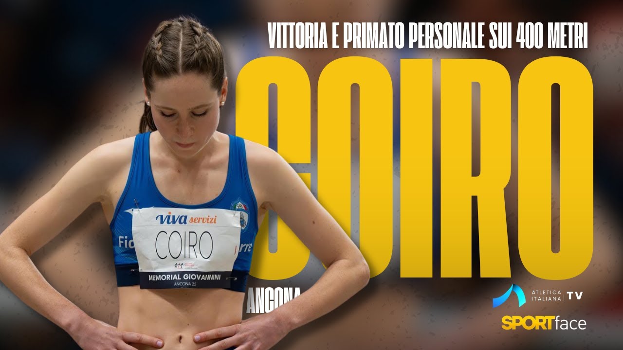 Eloisa Coiro: vittoria e primato personale al Memorial Giovannini