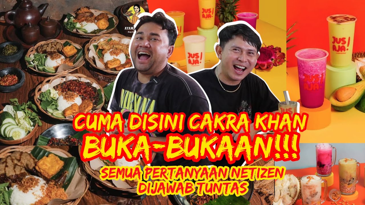 BONGKAR RAHASIA CAKRA KHAN‼️PAJAK JAKET DARI LUAR NEGRI⁉️GA SUKA  MEDSOS⁉️LEBIH SERING KONSER DI KL