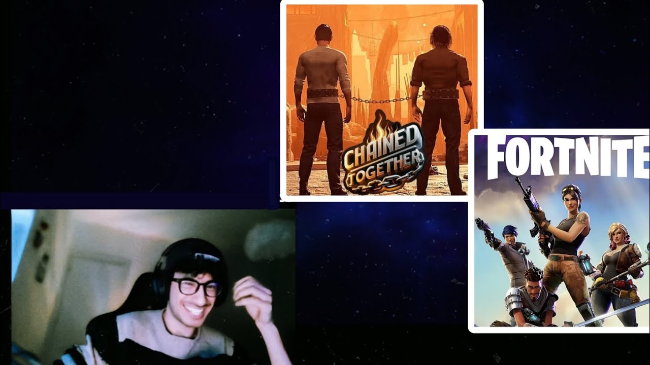 علاء الدين وسيم يلعبان لعبة Fortnite و chained together 😂