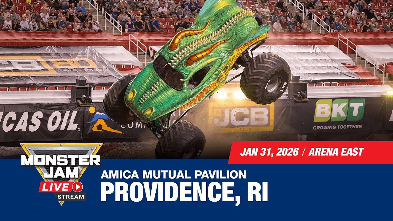 Monster Jam: Providence, RI - 3 (Full Event) | Jan 31, 2026 | Arena East