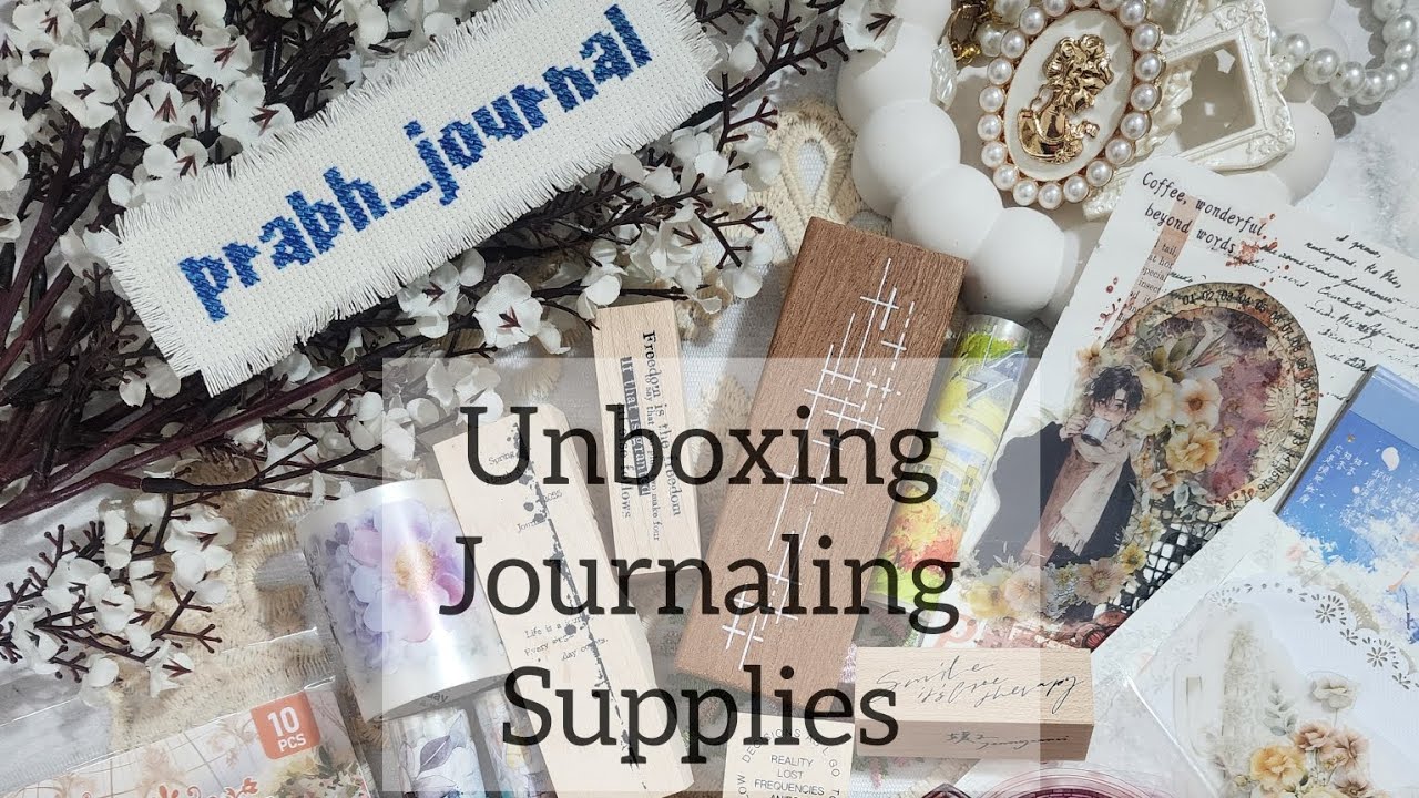 Unboxing Journaling Supplies ✨️💖 ##unboxing #asmr #love #prabh_journal 