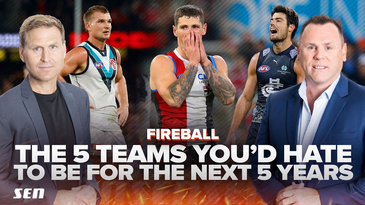 The five clubs Kane Cornes would LEAST LIKE TO BE for the next five years... - SEN