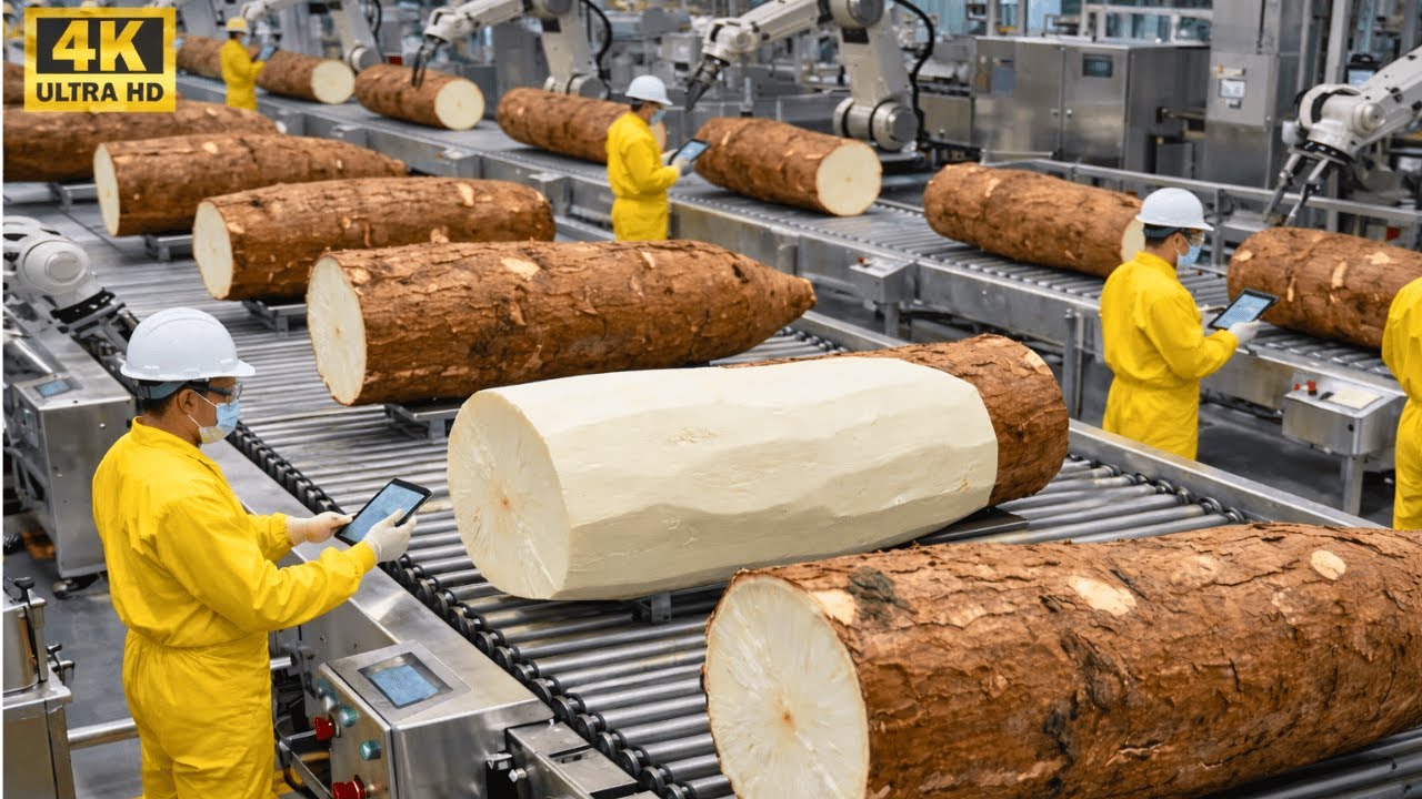 Dentro de la Fábrica: Proceso Industrial de Harina de Yuca – Fábrica De IA