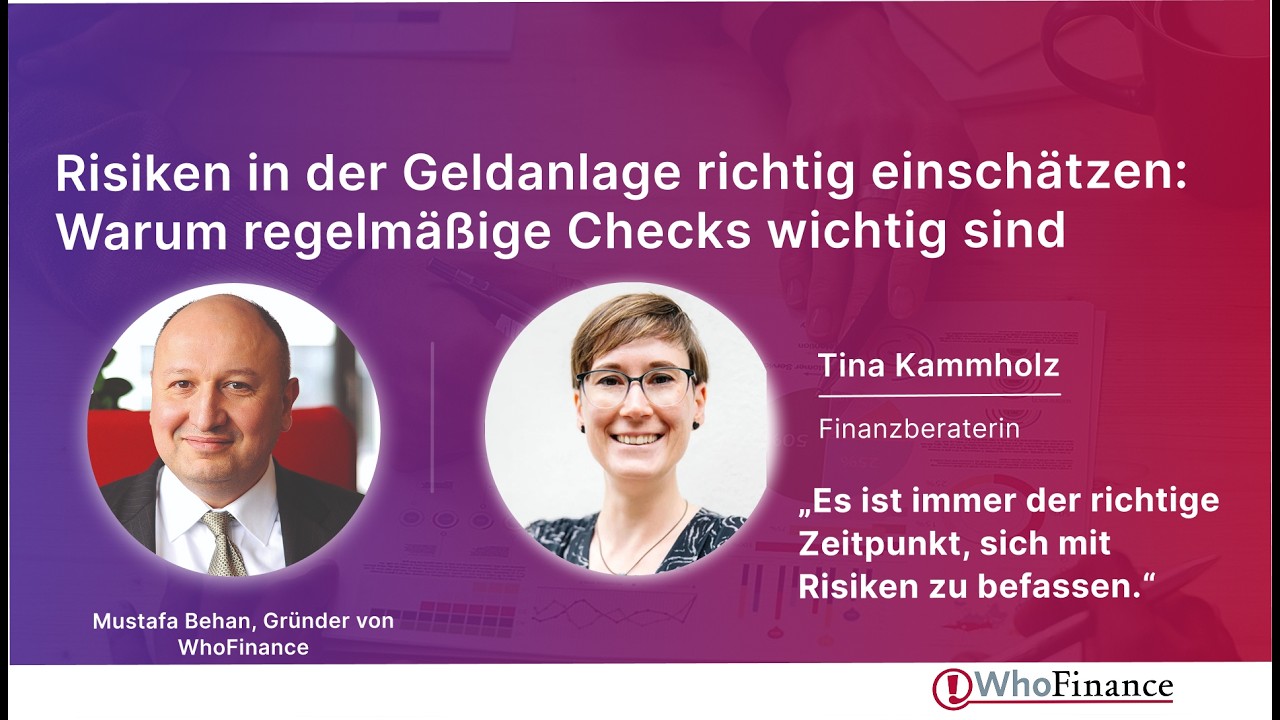 Risiken in der Geldanlage 2026: Strategien gegen die „laute Welt“ 📉 |Experten-Talk mit Tina Kammholz
