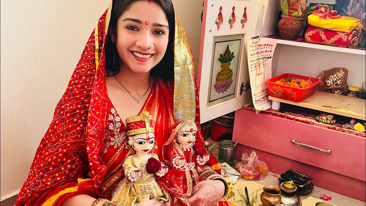 My First Gangaur Pooja❤️