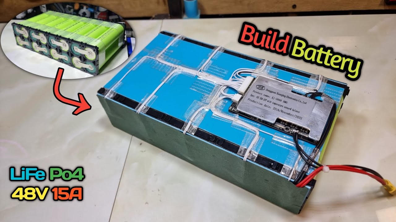 I Upgrade battery to Lithium 16Cell 48v 15Ah battery.