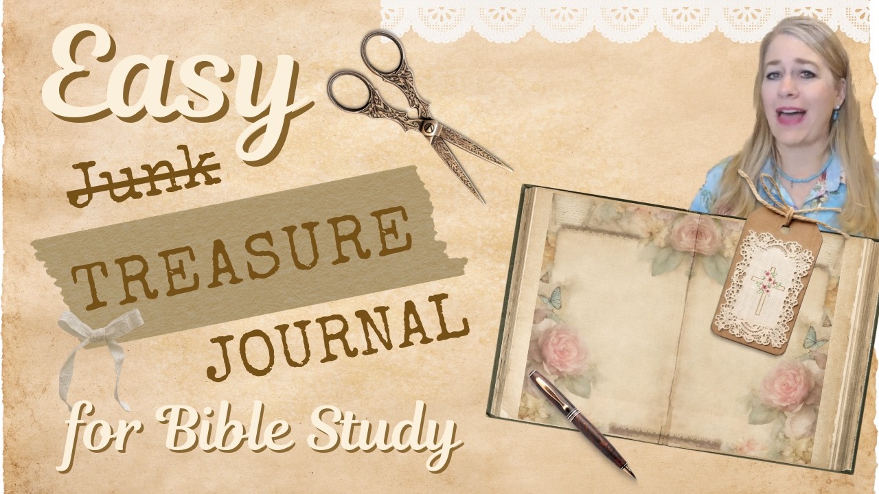 Easy Way to Make a Bible Junk Journal | Timeless Treasure Book Study of Psalm 119 | Faith Journaling