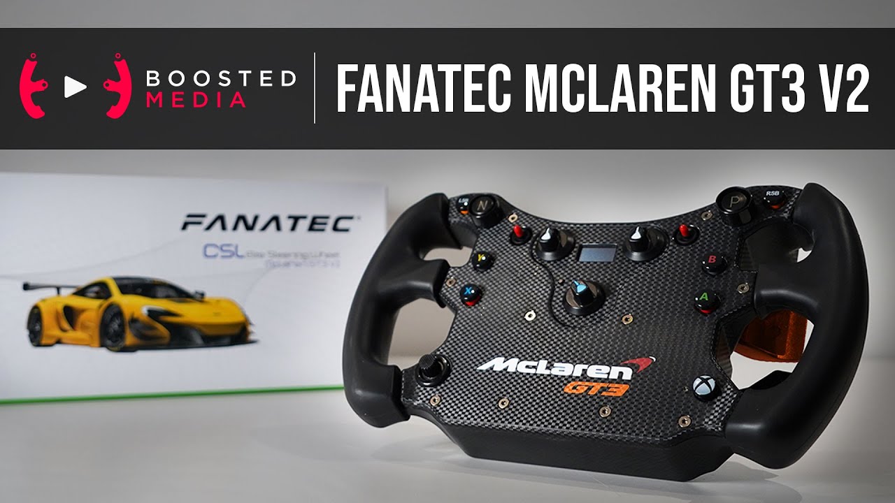 NEW FANATEC MCLAREN GT3 WHEEL! - REVIEW - Fanatec CSL Elite McLaren GT3 V2
