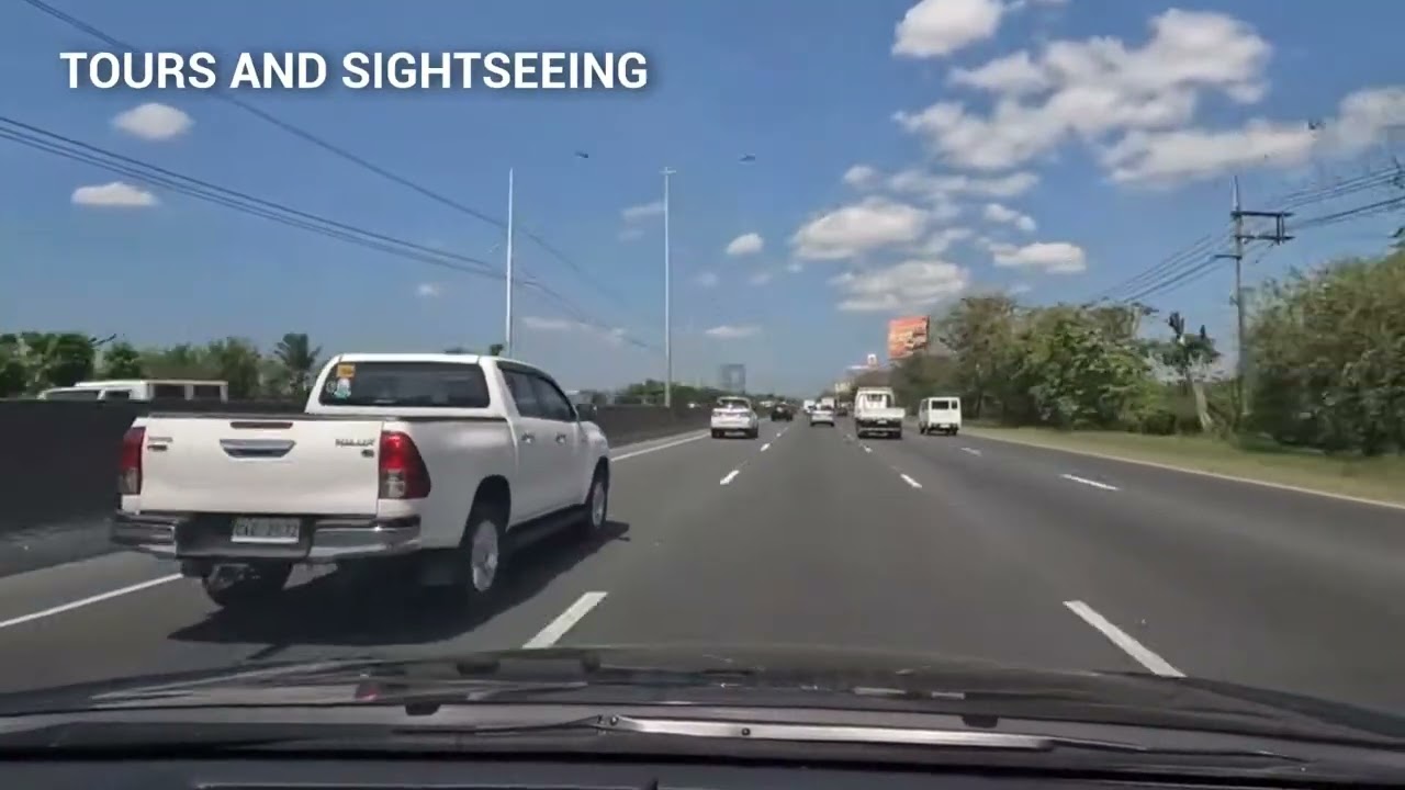 FULL DRIVING FROM MANILA TO SUBIC BAY FREEPORT ZONE. EDSA. NLEX. SCTEX. 2025