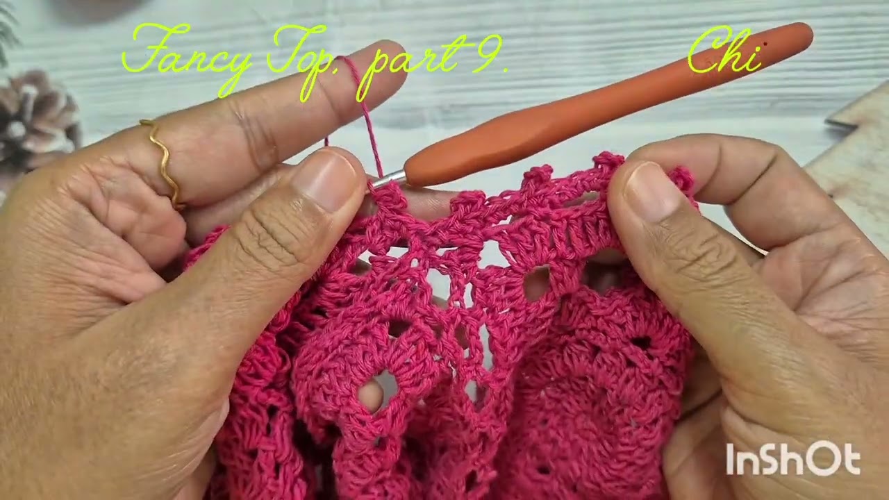 Fancy Top,  part 9  END created by #chi #handmade 