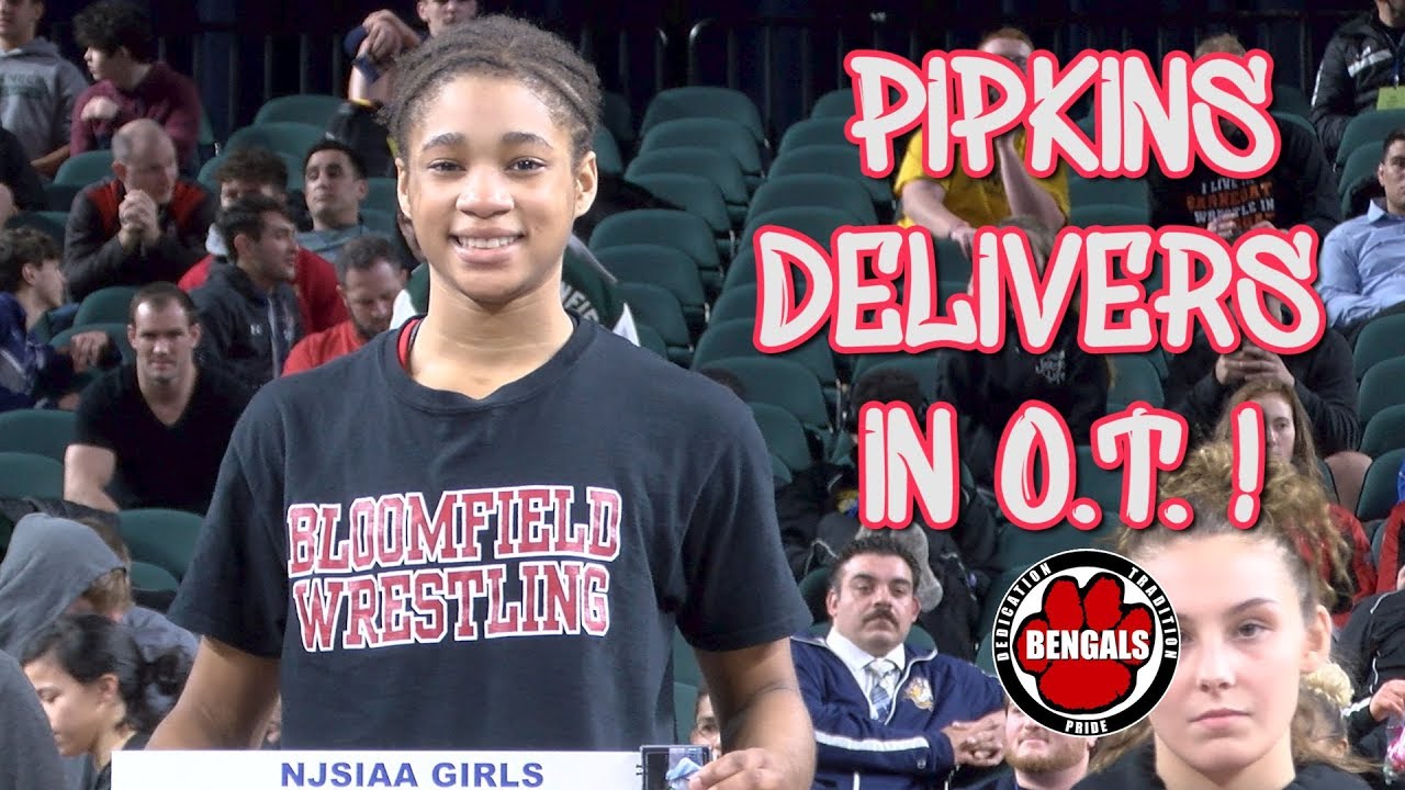 Bloomfield's Kira Pipkins Wins 114-Pound State Title | NJ Wrestling Finals