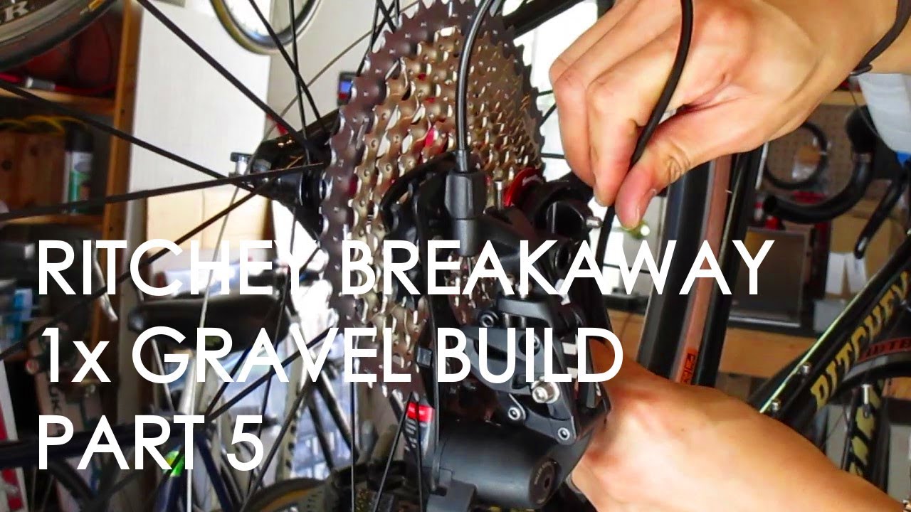 RITCHEY BREAKAWAY 1x Gravel Bike Build, Part 5 - Installing Brake/Gear Cables and Housing