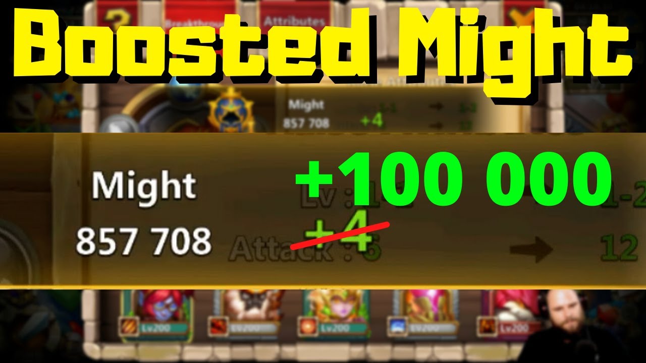 Free 2 Play Boosting to 1 Million might | Castle Clash