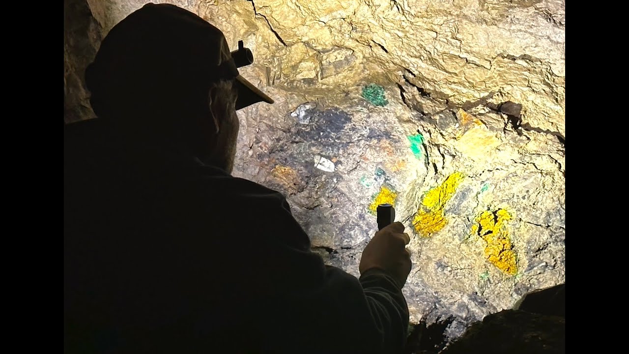 Crystal Walls in old Copper Mine