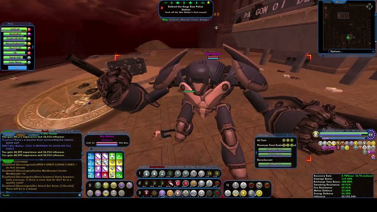 Symph/Savage Dominator joins a TINPEX - City of Heroes