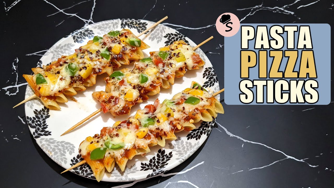Pasta Pizza Sticks | Cheesy pasta sticks recipe | Easy Pizza Pasta Snacks On A Stick | Evening Snack