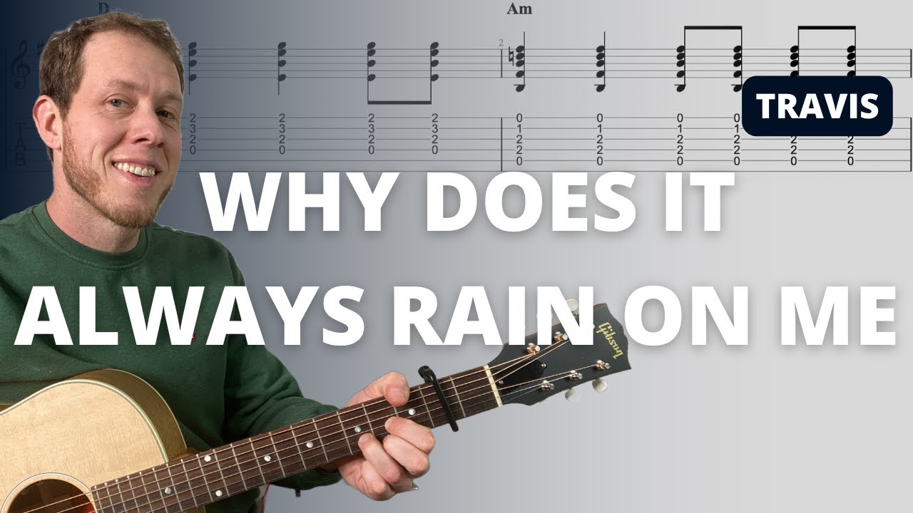How to Play Why Does It Always Rain On Me by Travis (with Tab)