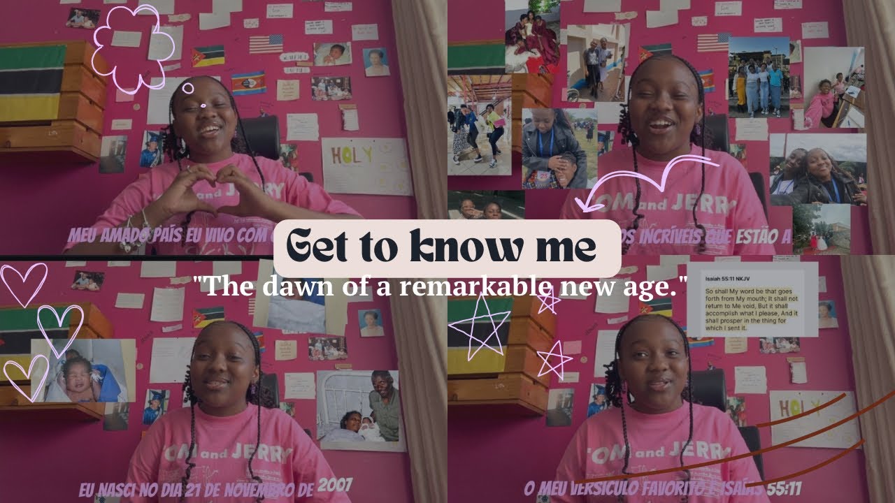 My first video| Get to know me 🌸🩷