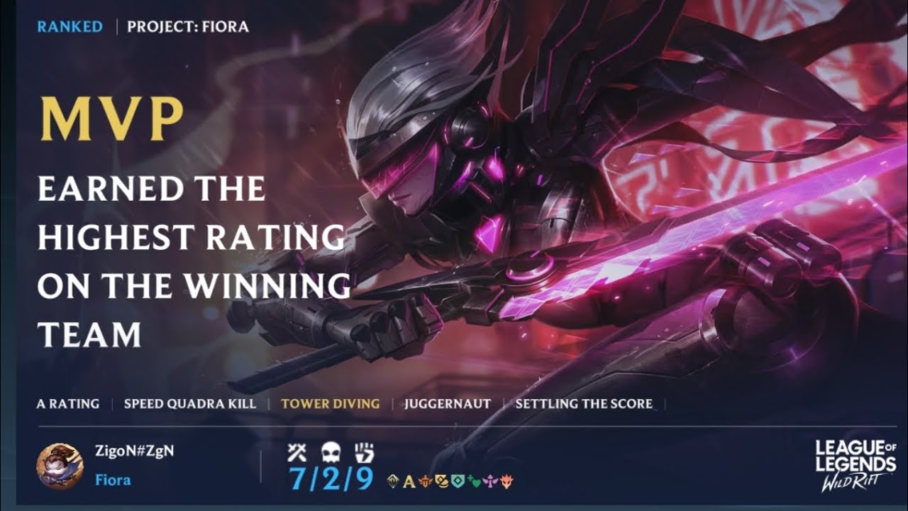 Wild Rift: Benimle Uğraşmayın! Fiora Sololane!