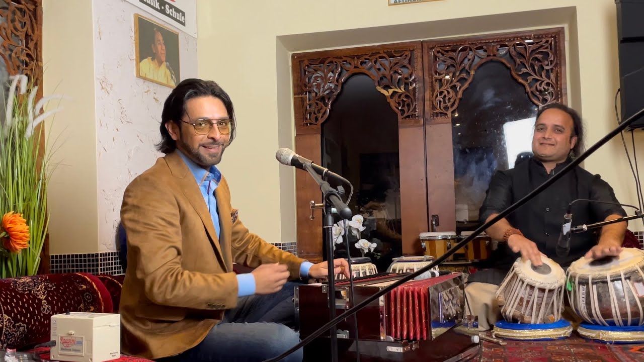 Ali Etemadi   Ay mahe alam  علی اعتمادی( ای ماه عالم سوز من) (Tabla  Ustad Heery Singh( live music )