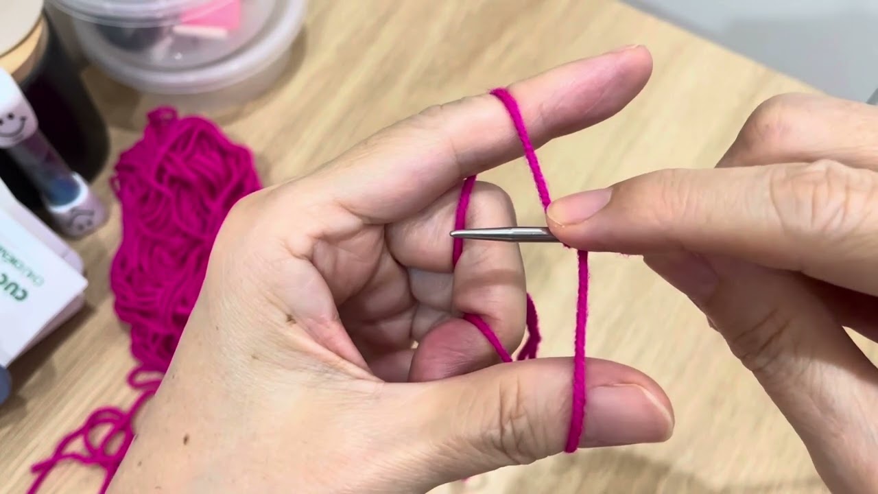 Bắt mũi theo kiểu sang sợi| Italian cast on #caston #howto #knitting