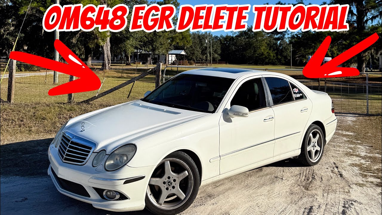 Mercedes E320 CDI OM648 EGR Delete Tutorial 