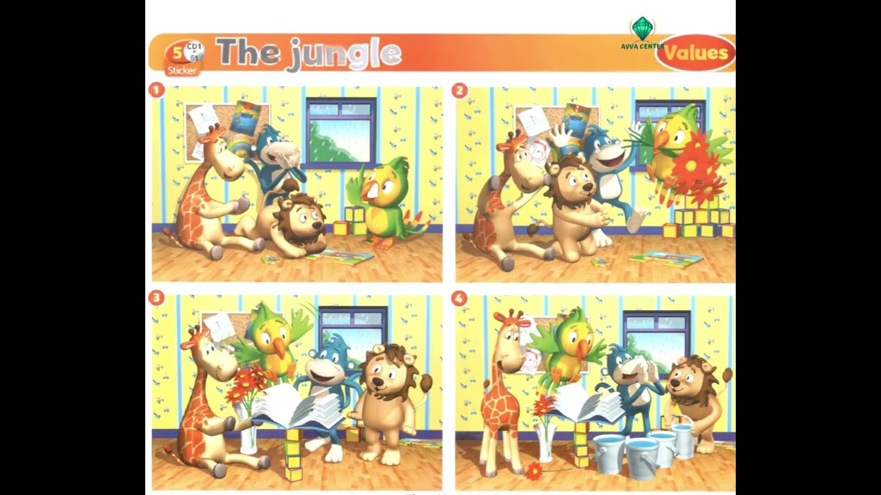 Super Safari 2 - PB Unit 4 In the jungle - p.36,37-CD1-track 61.mp4