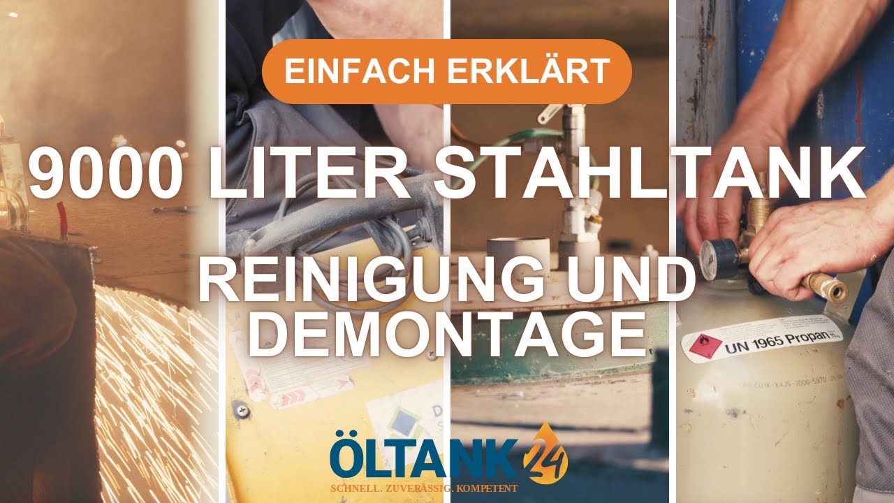 Öltankentsorgung eines Stahltanks: In nur wenigen Stunden zum besenreinen Tankraum | Öltank24