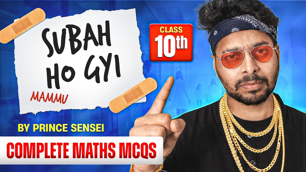 Class 10th MATHS Episode 1🔥| Most Important Questions + NCERT PYQs | Boards 2026 by Prince Sensei