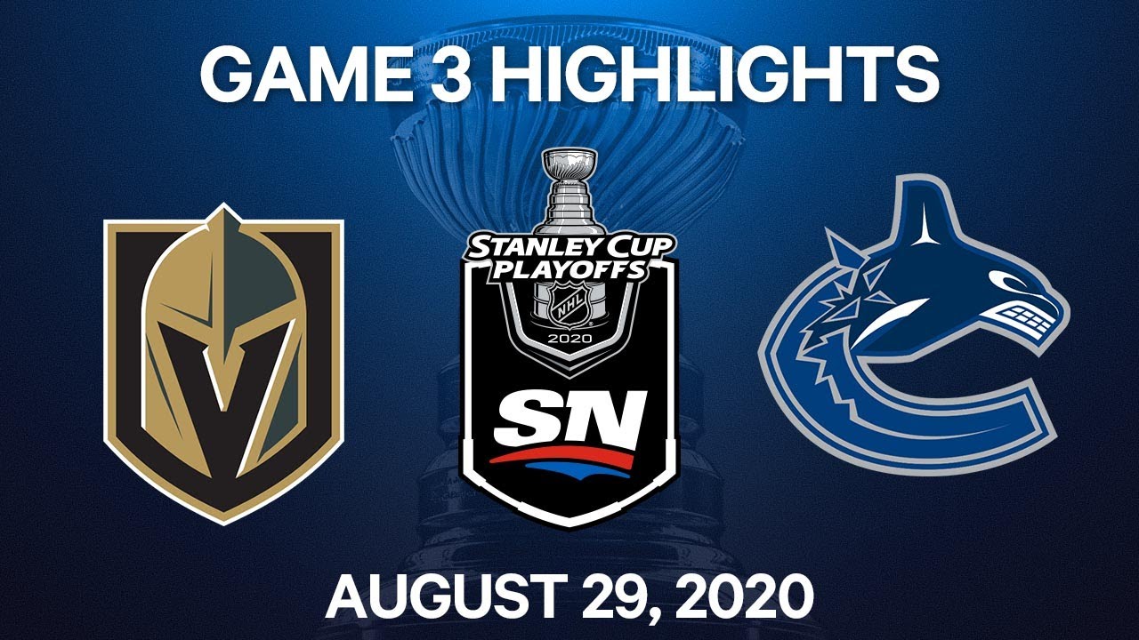 NHL Highlights | 2nd Round, Game 3: Golden Knights vs. Canucks – Aug. 29, 2020