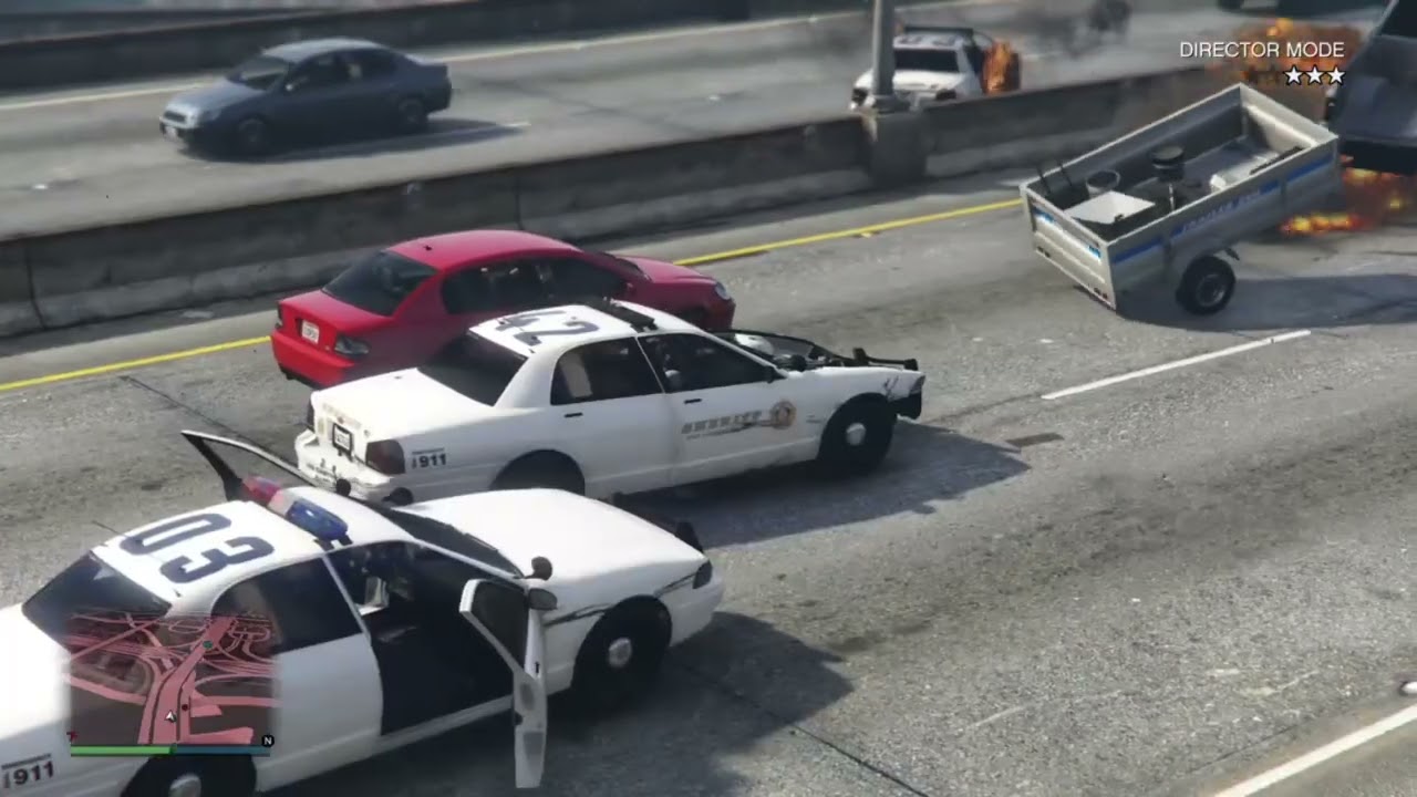 GTA 5 I Turned On God Mode During a Police chase #gta