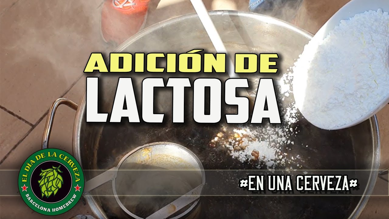 ADICIÓN DE LACTOSA A UNA CERVEZA. Cómo hacer cerveza artesanal en casa.
