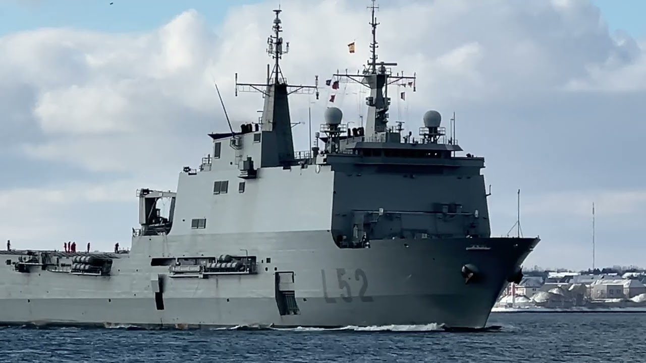 NATO Großmanöver Steadfast Dart 2026: CASTILLA (L-52) verlässt Marinestützpunkt Kiel 14.2.2026