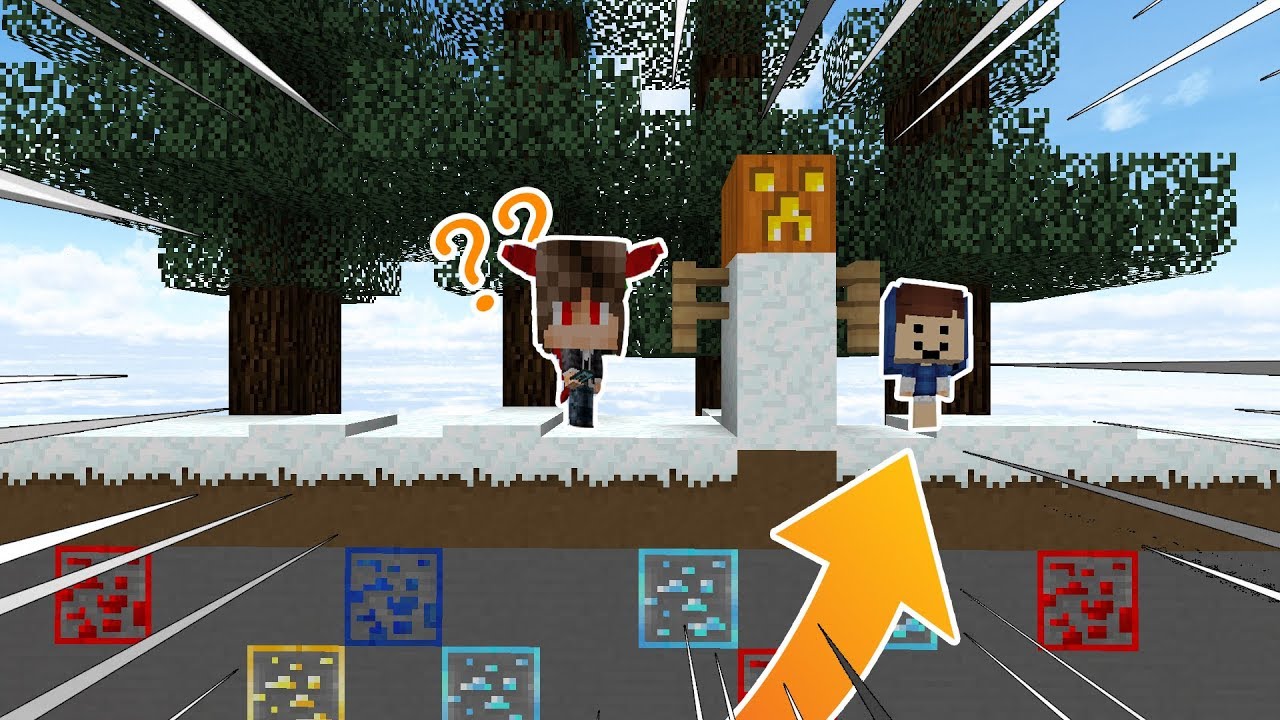 ซ่อนแอบในเมืองหิมะ!! หลบหนีฆาตกรโหด! โครตฮา 55 (Minecraft Hide n Seek)