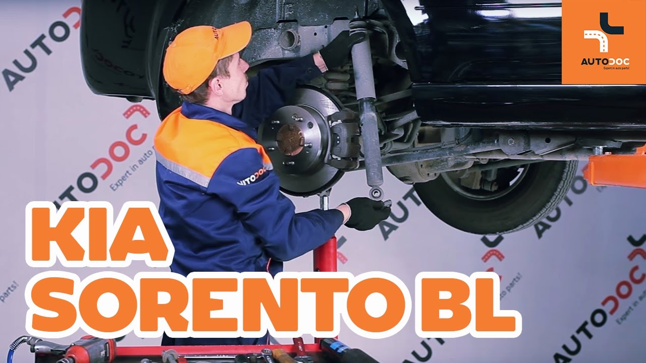 Cómo cambiar amortiguadores traseros en KIA SORENTO BL INSTRUCCIÓN | AUTODOC