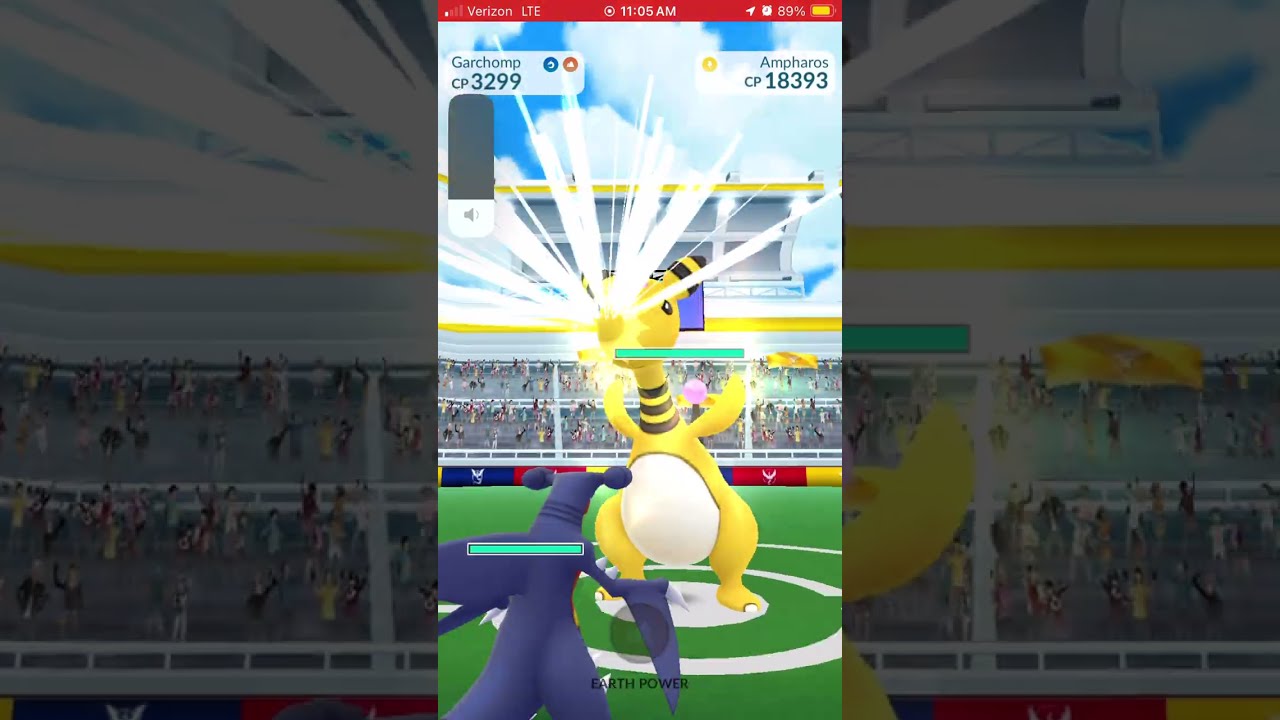 Solo Ampharos Raid Pokemon Go #pokemon #ampharos