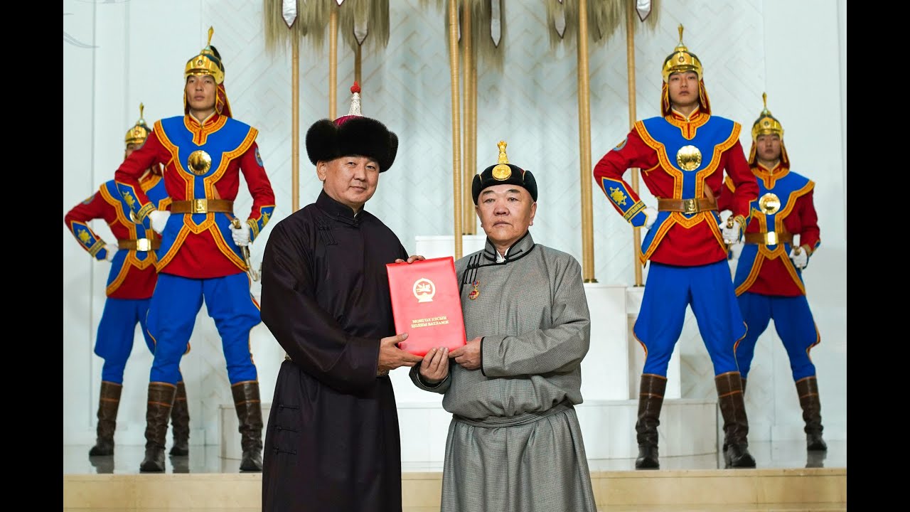 Монгол Улсын тод манлай уяач Д.Лхагвасүрэн цолны мялаалга ёслол 2025 он