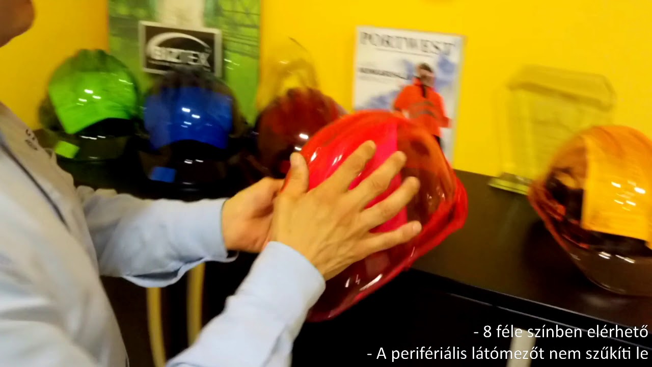 Portwest PV60 és PV64 átlátszó védősisak