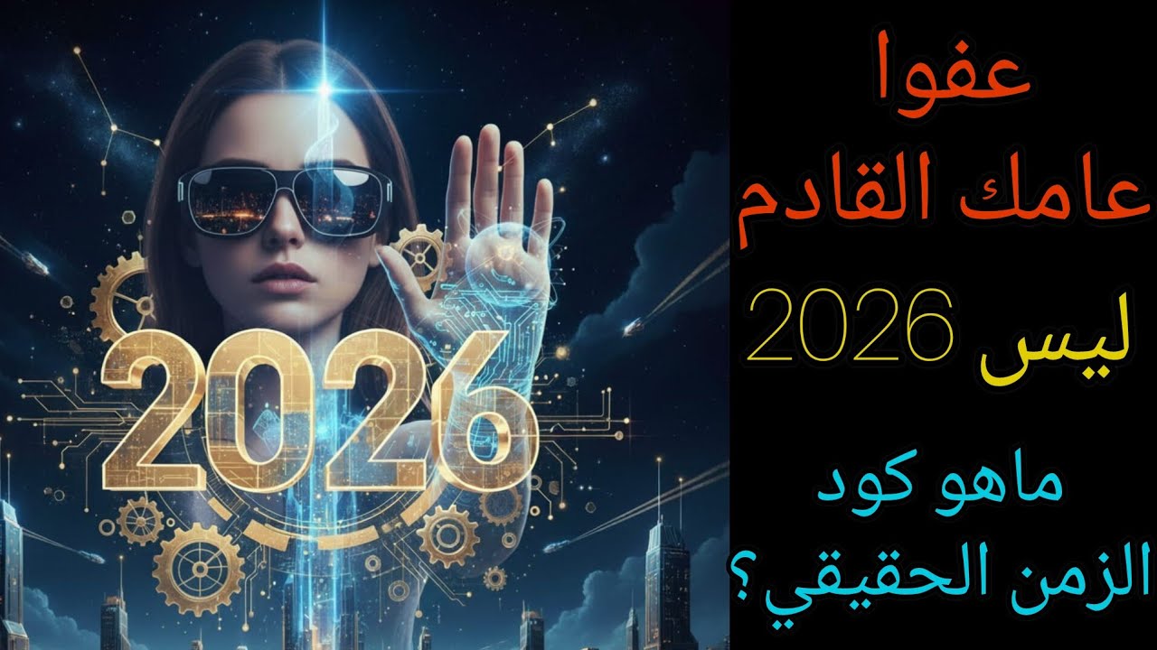 عفوا عامك القادم ليس 2026 ... في اي عام انت حقا؟ 