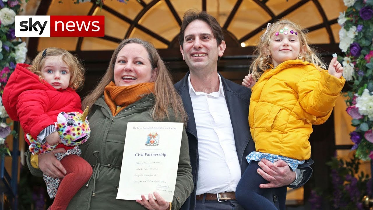 Civil partnerships: Mixed-sex couples make history