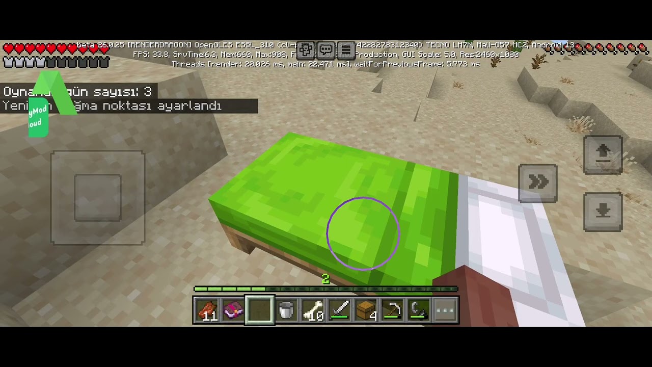 Normal minecraft 2 nether'a gittik
