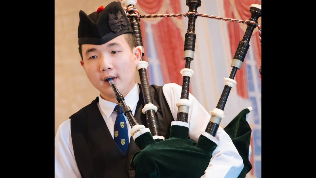 2026China Bagpipe Cup Bagpipe Solo Championship, Joseph Chung,Open Grade MSR 2nd Place