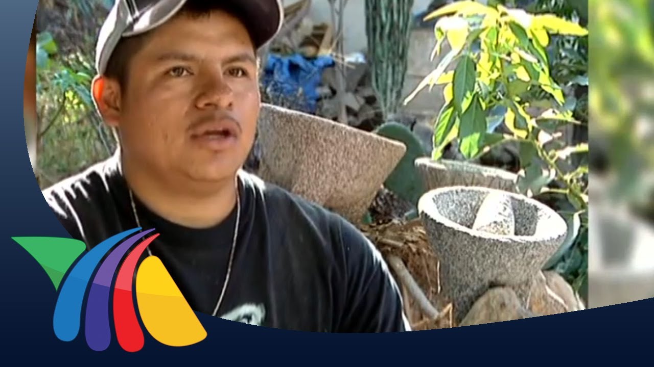 Fuerza AM: Elaboran molcajetes con piedra volcánica