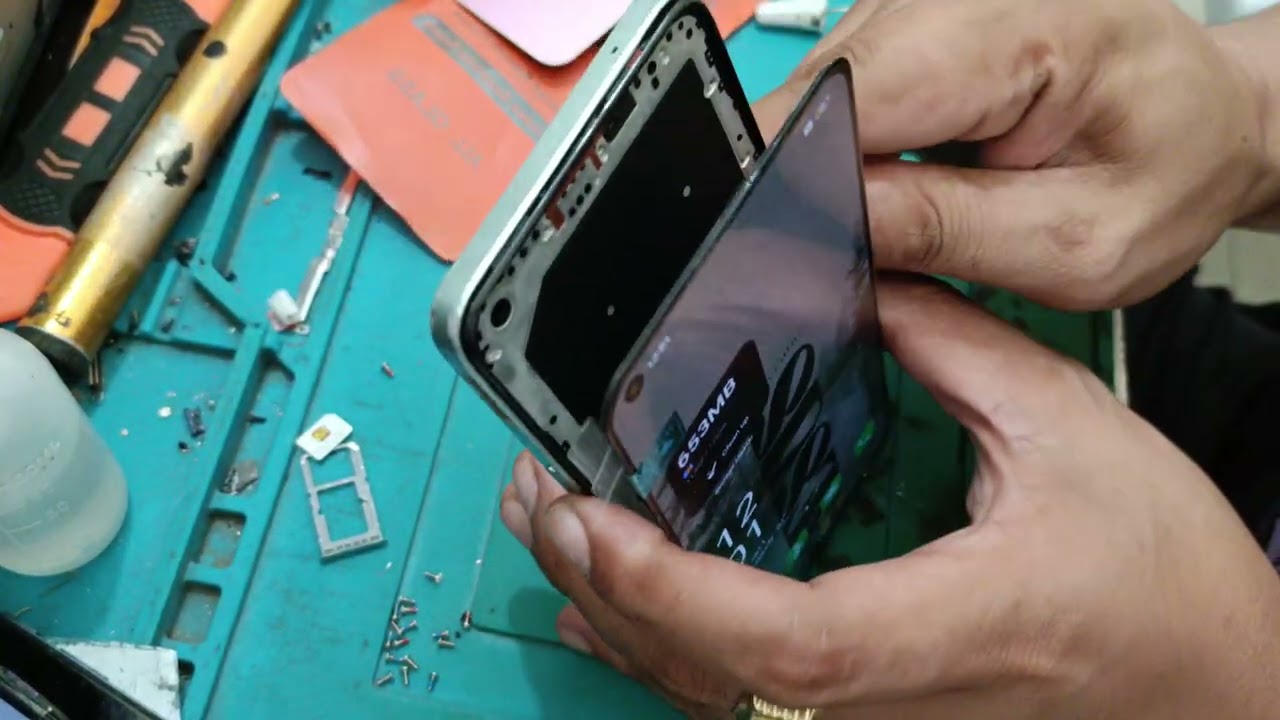 how to change LCD Oppo reno 7 Z 5g #cellphonesolution #repair #gadget 