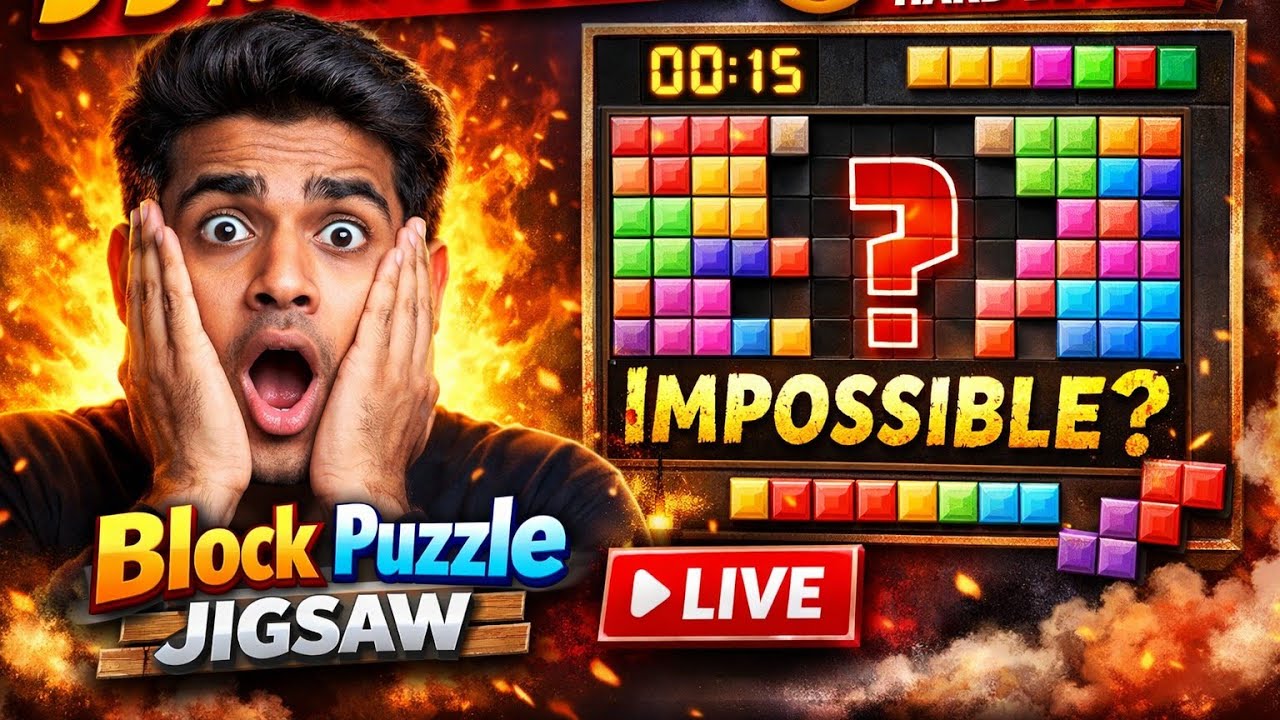 Block Puzzle Jigsaw LIVE 🧩🔥 | आज High Score तोड़ेंगे!