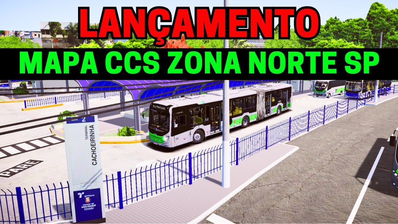 🔴Gameplay Novo Mod Mapa CCS Zona Norte de São Paulo Linha 9006 Vila Penteado | Proton Bus Simulator
